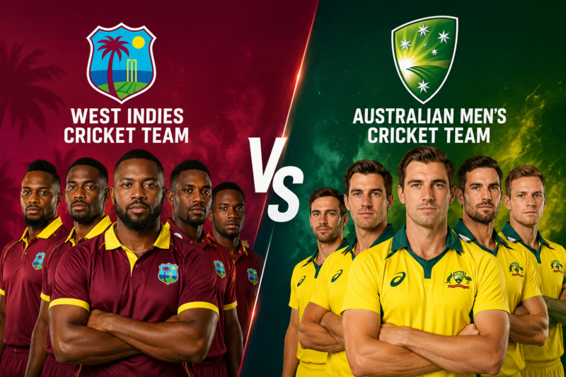 West Indies Cricket Team Vs Australian Men’s Cricket Team Timeline