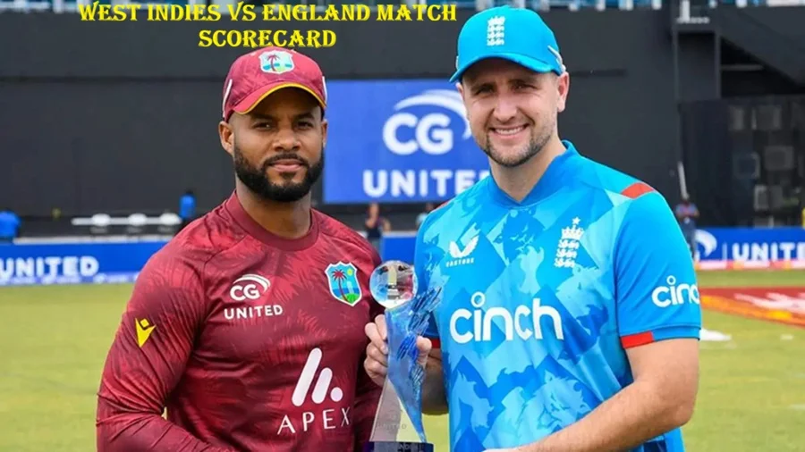 England Cricket Team Vs West Indies Cricket Team Match Scorecard