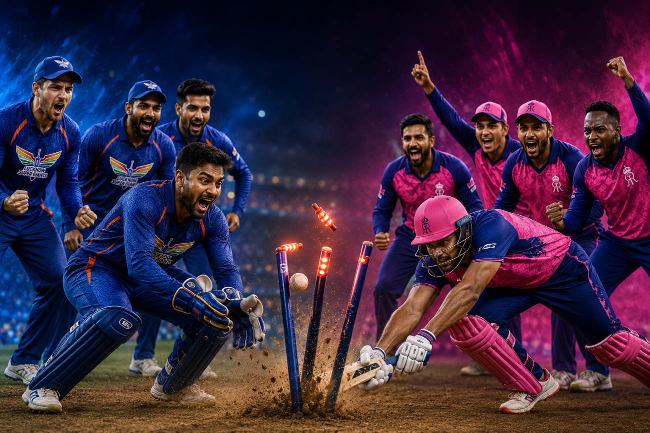 Lucknow Super Giants Vs Rajasthan Royals Timeline