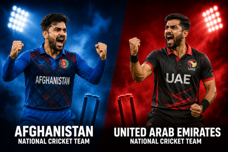 Afghanistan National Cricket Team vs United Arab Emirates National Cricket Team Timeline