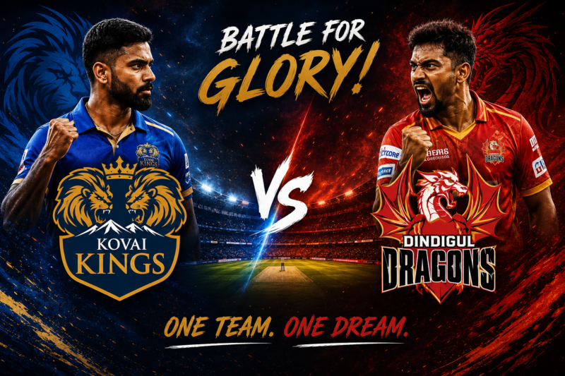 Kovai Kings Vs Dindigul Dragons Match Scorecard