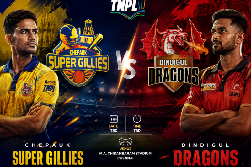 Chepauk Super Gillies Vs Dindigul Dragons Match Scorecard