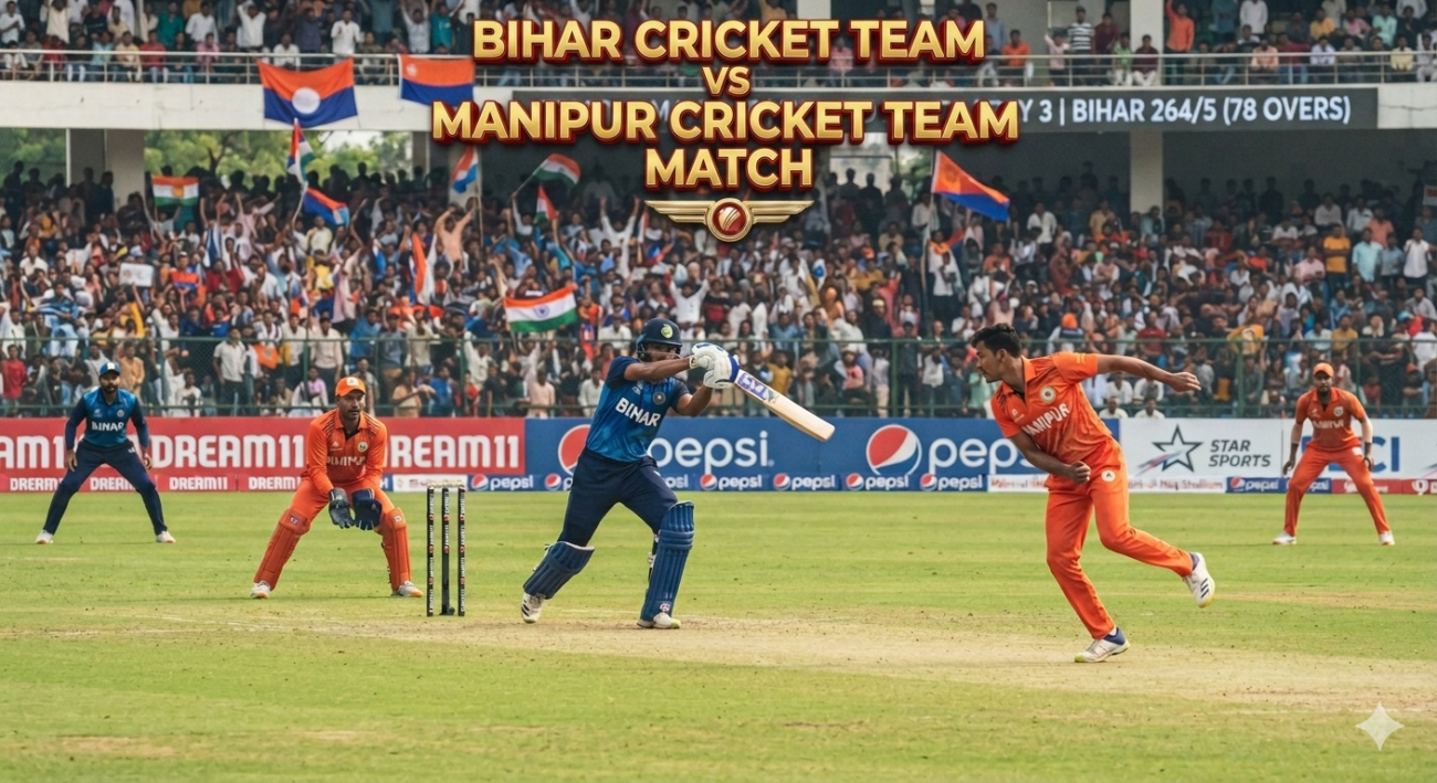 Bihar Cricket Team Vs Manipur Cricket Team Match Scorecard